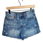 Madewell The Perfect Jean Short: Daisy Embroidered Edition Photo 1