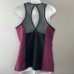 LUCY Burgundy Black Workout Yoga Athletic Mesh Tank Top Size undefined Photo 2