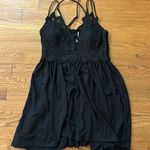 Zenana Premium Mini black lace and strap dress Photo 1