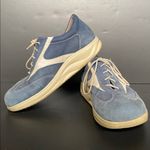 Finn Comfort Made in Germany Nubuck Leather Lace Up Shoe Blue Size 5 Wide Photo 3