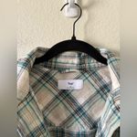 Aritzia TNA Plaid Oversized Button-up Shacket Size S Fall Casual Layers Camping Photo 2