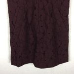 Diane Von Furstenberg  Carpreena Burgundy Lace Floral Sleeveless Dress Size 8 Photo 10