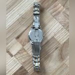 Citizen Eco-Drive Solar Ladies Watch Two Tone Bracelet White Dial Date Window Photo 7