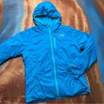 The North Face Reversible Windstopper Fleece Hooded Jacket Blue Photo 0