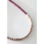 Free People Wanderin Belly Chain in Purple Puka Shell NWT Necklace Beach Summer Photo 3