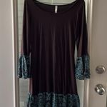 Cream 2 Dress Small Artsy Brown Photo 0