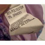 Sequin Party Dress‎ Strapless Mini Cocktail Dress Purple Floral Size 2 Photo 6