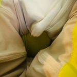 HALSTON Yellow Lil Crepe Strapless Overlay Side Zipper Jumpsuit Dress Size 2 Photo 10