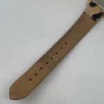 Stella & Dot  women gold tone watch quartz analog 20mm mop dial leather running Photo 7