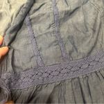 Matilda Jane  Women’s M chambray tie front Cardigan kimono sleeve Photo 2