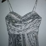 Twelfth Street Cynthia Vincent 4 XS Silk White Snake Mini Dress Gray Photo 3