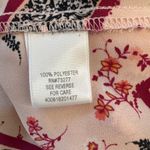 Candie's Candie’s Light Pink Floral Print Tie-Up Collared Sleeveless Blouse Photo 5