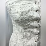 Forever 21 Forever‎ 21 White Lace Bodycon Dress Size M Photo 3