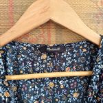 Madewell  Poplin Cotton Floral Wrap Dress size Small Photo 6