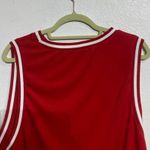 SheIn Red Sleeveless Jersey Sz M Photo 6
