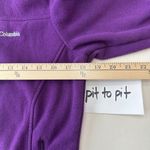 Columbia  Fleece Jacket Full Zip‎ Pockets Purple Activewear Coat Womens Medium Photo 7