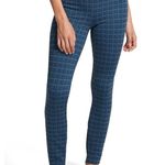 Theory Pull-On Pants Grid Scuba Leggings, Blue Multi Size P, New w/Tag $295 Photo 7