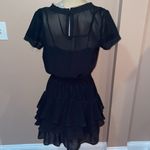 Converse ✨ One Star Black Ruffle Chiffon dress Photo 4