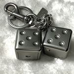 Coach Metallic Dice Keychain Photo 6