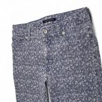 Lucky Brand Women’s Grey floral print skinny mid rise jeans Photo 1