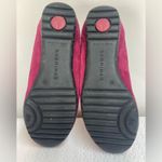 Sabrinas Burgundy Suede Ballet Flats Size 39 Red Photo 1