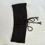 Farm Rio  Knit Cutout Crop Halter Top in Black, Medium, $100 Photo 8