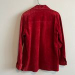 Rafaella Vintage,  Leather Suede Button Up Jacket Photo 3