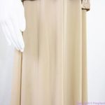 Vintage Alex Evenings floral embellishment top beige/ brown dress, size 12 Photo 9