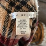 Max Studio  Plaid Poncho One size Photo 4