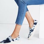 Madewell Sidewalk Tie Dye Slip On Canvas Sneakers Blue Womens Size 7.5 Photo 1