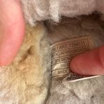 Shearling Lined Suede Slippers Brown Size 7 Photo 8