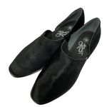 OTBT Black Calf Hair Coyote Slip On Shootie Size 8.5M Low Heel Minimalist Photo 4