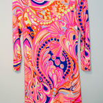 Lilly Pulitzer  Women Sophie Pink Seashell Print Shift Knit Dress Size XS Photo 0