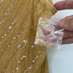 Ny Collection  Sheer Beaded Top Sz 3X Sleeveless Gatsby Glam Y2K Party Ruffle Photo 3