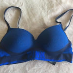 PINK - Victoria's Secret Victoria-s-secret Women's Blue and Black Bra Photo 0