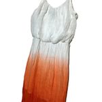 Iz Byer Orange Ombre Maxi Dress Womens S Y2K Boho Festival Fairy Whimsy Feminine Photo 1