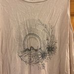 Old Navy Size Small Dusty Pink Mountain Sunshine Tank Top Photo 3