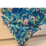 LuLu B sz S Womens Blue Scoop Neck Flutter Sleeve Knee Length Dress Resort Boho Photo 6