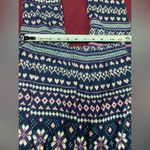 Cuddl Duds  Navy and Pink Patterned Pajama Set Photo 4