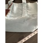 Ralph Lauren  Blue Canvas Tote Bag Logo Tag Preppy Coastal Old Money Photo 4