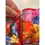 Cara Cara Nadia Strapless Floral Dress NWT Size 6 Fiesta Blooms Orange Photo 7