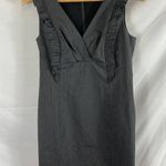 Kenneth Cole ruffle front striped v neck sleeveless dress size medium Photo 0