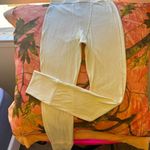 Joah Brown white cotton rib high waisted leggings Photo 2