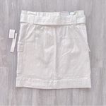 Tinseltown White Denim Paper Bag Utility Skirt Photo 1