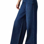 a.n.a . Women’s Jeans Size 18 Wide Leg High Rise Dark Indigo Wash Relaxed Fit Photo 0