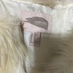 Forever 21 Cream Faux Fur Vest Plush Open Front Photo 1