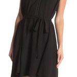 ALLSAINTS  Izara Asymmetric Stud Dress in Black Photo 0