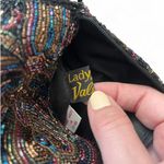 Vintage Lady Eve by Valerie Fully Beaded Oval Sphere Shaped Purse Evening Formal Bag with Strap Multiple Photo 2