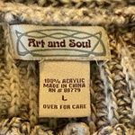 Art And Soul Marled Knit Cardigan Brown Size L Photo 8