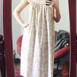 April Cornell • butterfly print cotton smock midi dress tent muumuu shift Photo 2